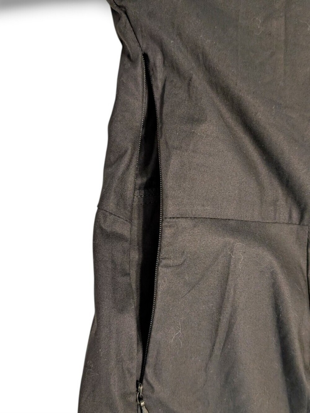 NWT Steve Madden Black Mini Shirt Dress with Front Tie, Size 2 - Picture 4 of 7